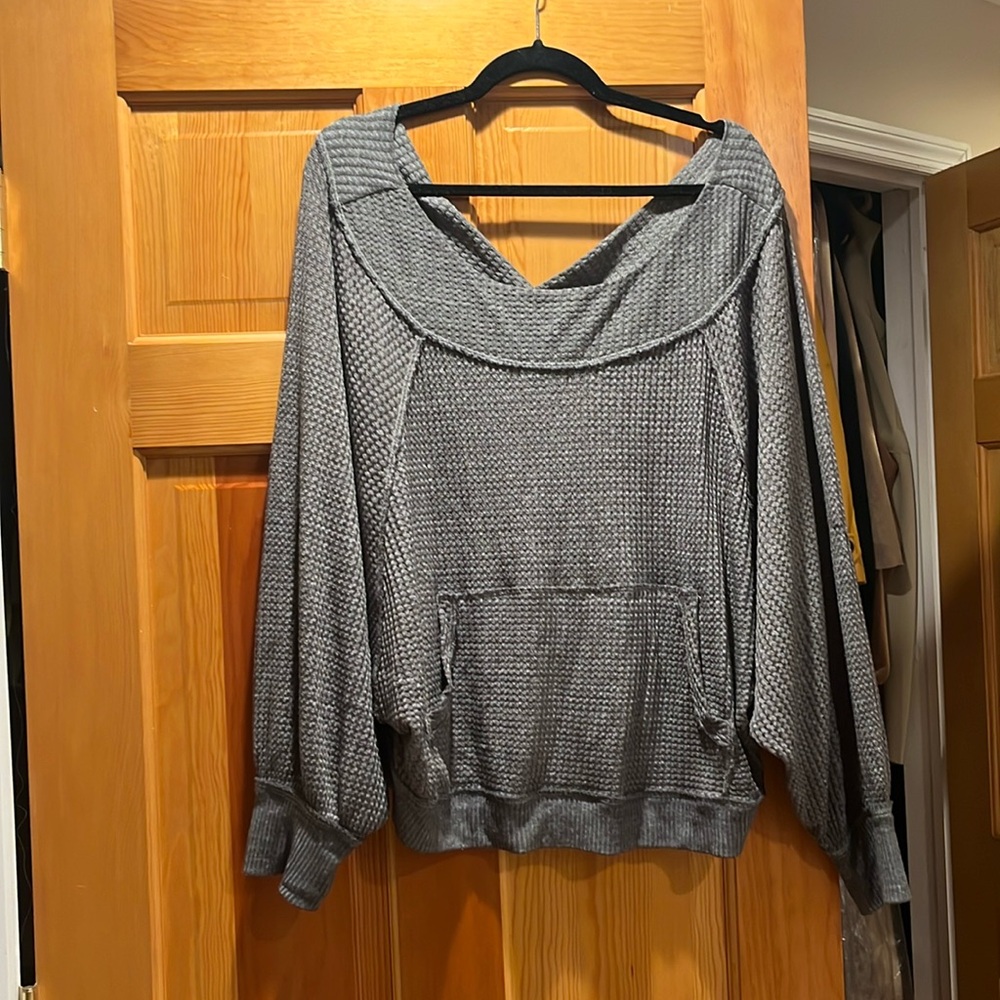 Off the shoulder sweater